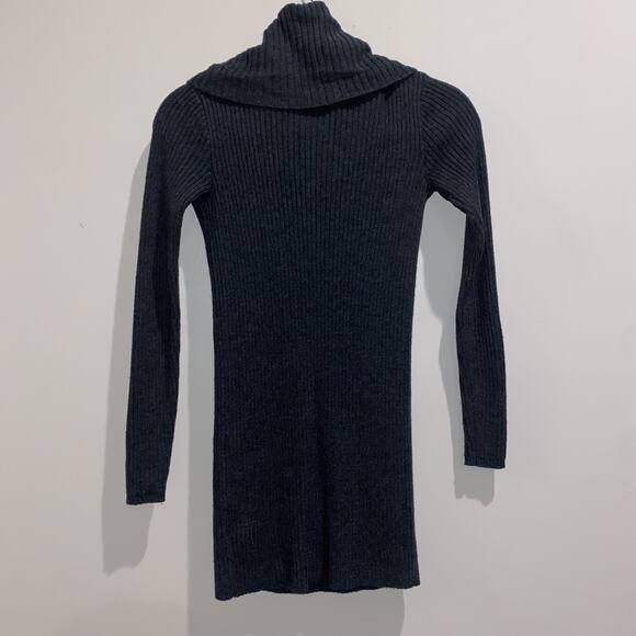 GAP MATERNITY Gray XS Wool Blend Cowl Neck LongSleeve Ribbed Sweater Fall Winter - Picture 2 of 6